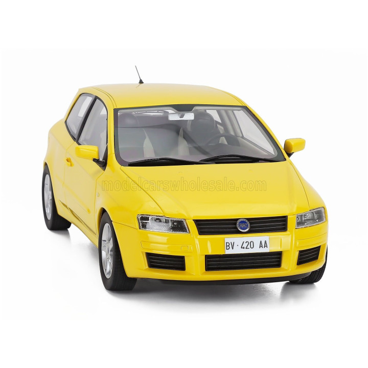 MITICA R FIAT STILO ABARTH 2.4 20V 2001 - GIALLO IMOLA 507 1/18