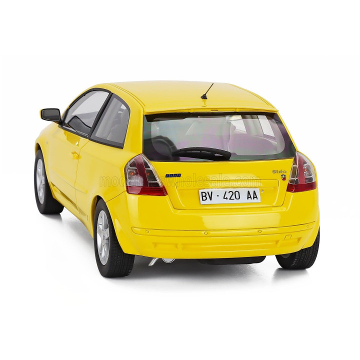MITICA R FIAT STILO ABARTH 2.4 20V 2001 - GIALLO IMOLA 507 1/18