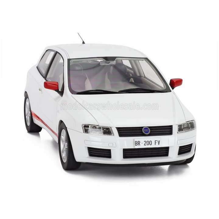 MITICA R FIAT STILO ABARTH 2.4 20V 2001 - BIANCO WHITE 1/18