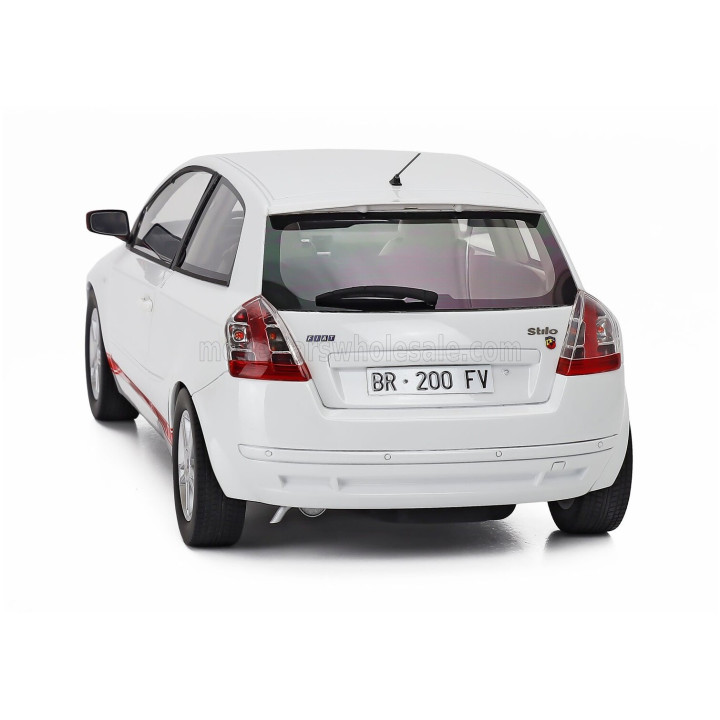 MITICA R FIAT STILO ABARTH 2.4 20V 2001 - BIANCO WHITE 1/18