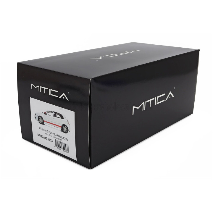 MITICA R FIAT STILO ABARTH 2.4 20V 2001 - BIANCO WHITE 1/18