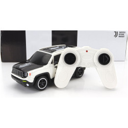 MONDOMOTORS JEEP RENEGADE FOOTBALL CLUB F.C. JUVENTUS 2017 - WHITE BLACK 1/24