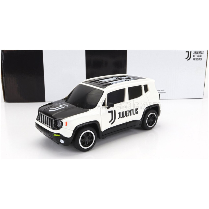 MONDOMOTORS JEEP RENEGADE FOOTBALL CLUB F.C. JUVENTUS 2017 - WHITE BLACK 1/24