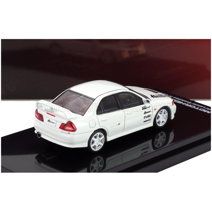 MOTORHELIX MITSUBISHI LANCER GSR EVOLUTION IV TURBO 1999 - WHITE 1/64