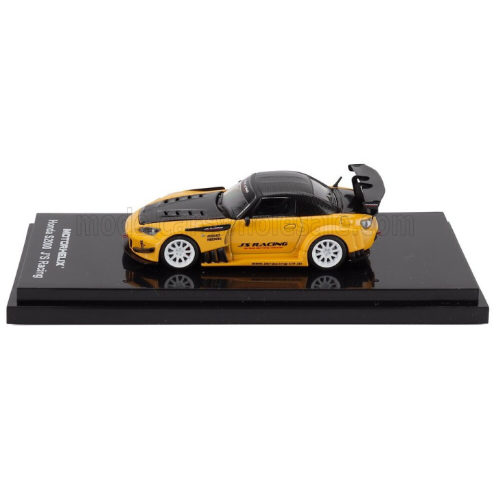 MOTORHELIX HONDA S2000 SPIDER HARD-TOP CLOSED J's RACING 2001 - YELLOW BLACK 1/64