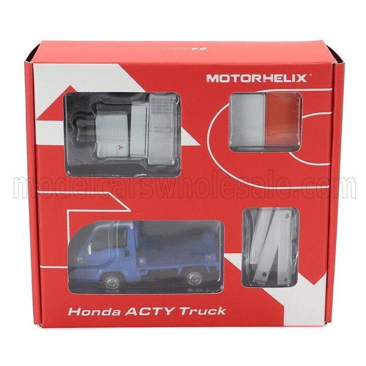 MOTORHELIX HONDA ACTY TRUCK TOWN 1985 - WHITE BLUE 1/64