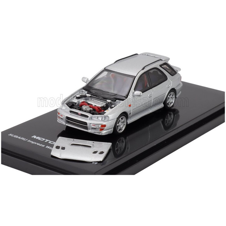MOTORHELIX SUBARU IMPREZA VI WRX STi SW STATION WAGON 2003 - SILVER 1/64