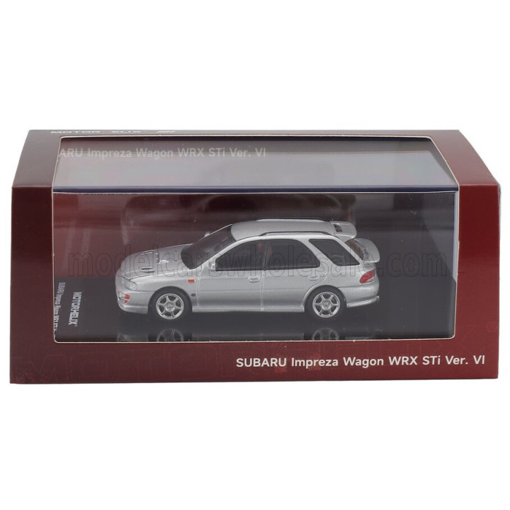 MOTORHELIX SUBARU IMPREZA VI WRX STi SW STATION WAGON 2003 - SILVER 1/64