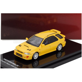 MOTORHELIX SUBARU IMPREZA VI WRX STi SW STATION WAGON 2003 - YELLOW 1/64