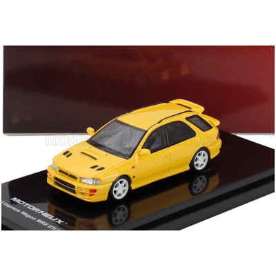 MOTORHELIX SUBARU IMPREZA VI WRX STi SW STATION WAGON 2003 - YELLOW 1/64