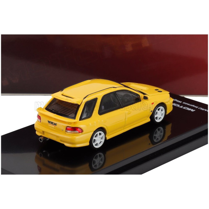 MOTORHELIX SUBARU IMPREZA VI WRX STi SW STATION WAGON 2003 - YELLOW 1/64