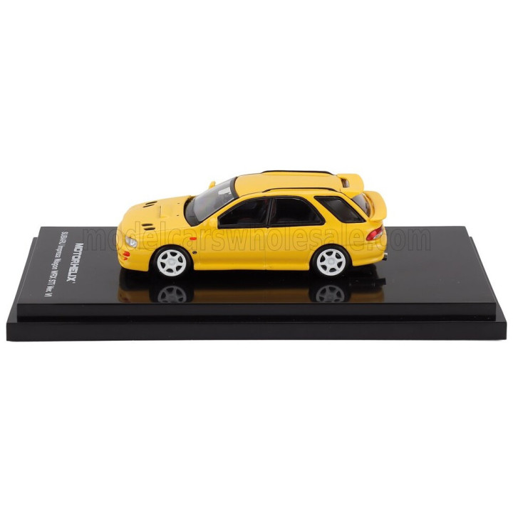MOTORHELIX SUBARU IMPREZA VI WRX STi SW STATION WAGON 2003 - YELLOW 1/64