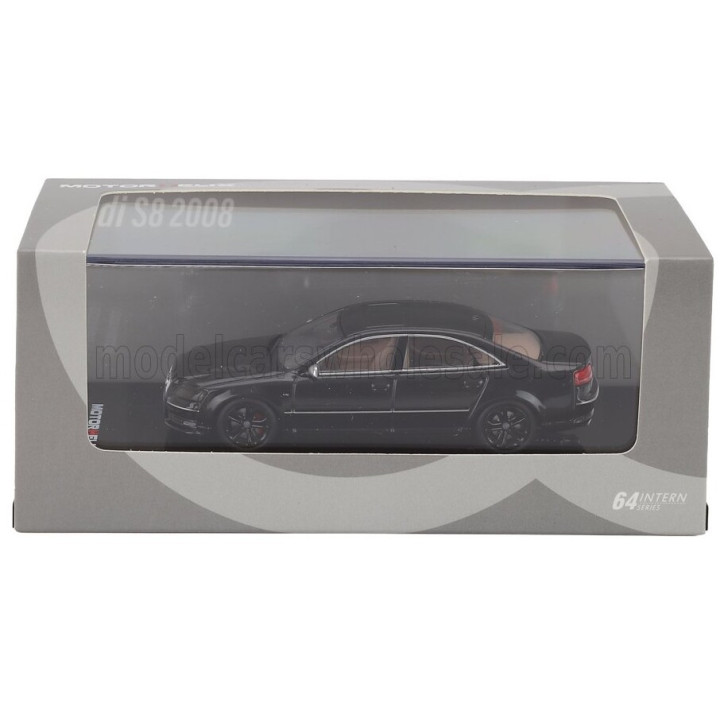 MOTORHELIX AUDI A8 S8 2008 - BLACK 1/64