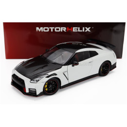 MOTORHELIX NISSAN GT-R NISMO (R35) SPECIAL EDITION 2022 - BRILLIAN WHITE PEARL 1/18