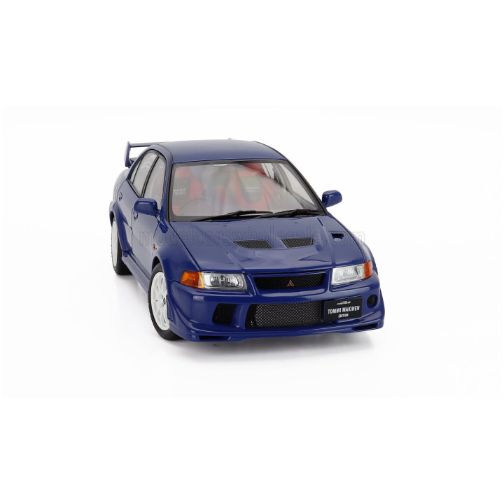 MOTORHELIX MITSUBISHI LANCER EVO VI GSR T.M.E. TOMMY MAKINEN EDITION 2000 - BLUE MET 1/18