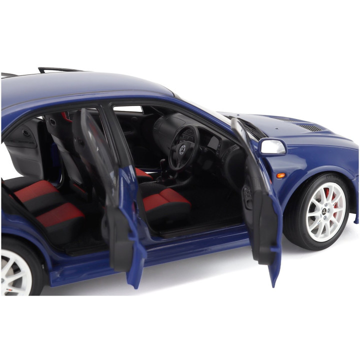 MOTORHELIX MITSUBISHI LANCER EVO VI GSR T.M.E. TOMMY MAKINEN EDITION 2000 - BLUE MET 1/18