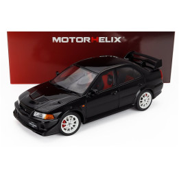 MOTORHELIX MITSUBISHI LANCER EVO VI GSR T.M.E. TOMMY MAKINEN EDITION 2000 - BLACK MET 1/18