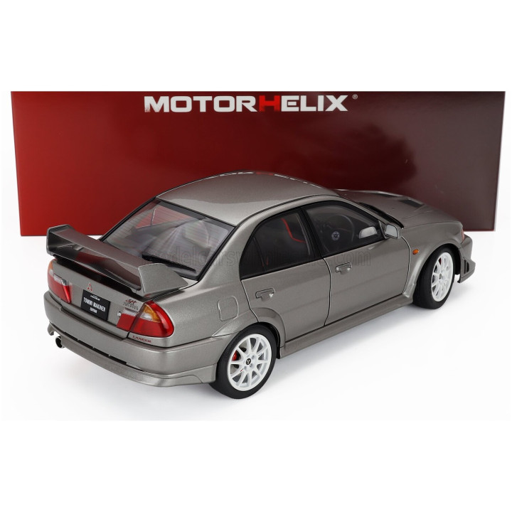 MOTORHELIX MITSUBISHI LANCER EVO VI GSR T.M.E. TOMMY MAKINEN EDITION 2000 - SILVER 1/18