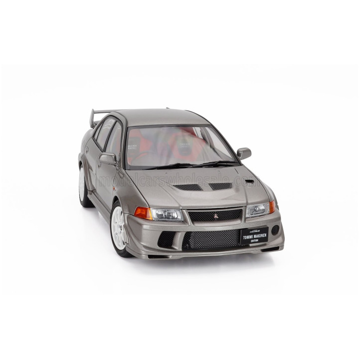 MOTORHELIX MITSUBISHI LANCER EVO VI GSR T.M.E. TOMMY MAKINEN EDITION 2000 - SILVER 1/18