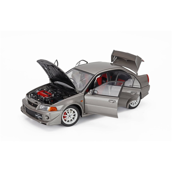 MOTORHELIX MITSUBISHI LANCER EVO VI GSR T.M.E. TOMMY MAKINEN EDITION 2000 - SILVER 1/18