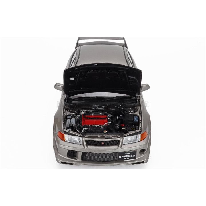 MOTORHELIX MITSUBISHI LANCER EVO VI GSR T.M.E. TOMMY MAKINEN EDITION 2000 - SILVER 1/18