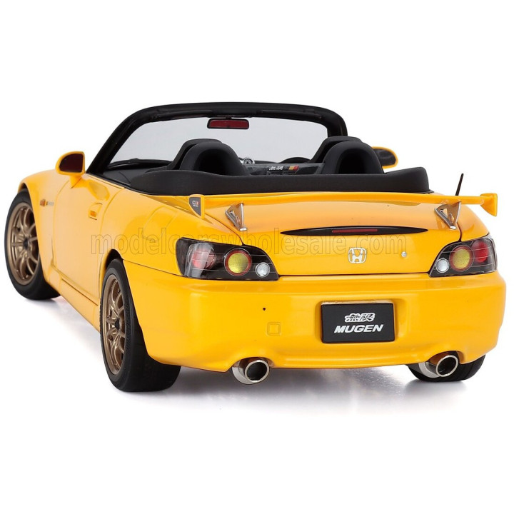 MOTORHELIX HONDA S2000 SPIDER HARD-TOP MUGEN 2001 - INDY YELLOW PEARL CARBON 1/18