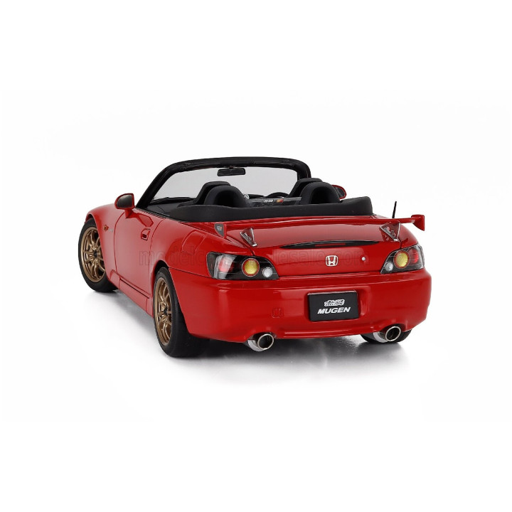 MOTORHELIX HONDA S2000 SPIDER HARD-TOP MUGEN 2001 - RED CARBON 1/18