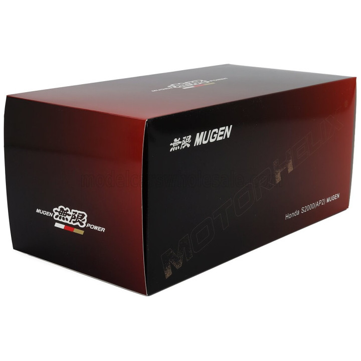 MOTORHELIX HONDA S2000 SPIDER HARD-TOP MUGEN 2001 - RED CARBON 1/18