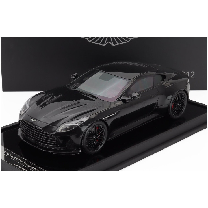 MOTORHELIX ASTON MARTIN DB12 4.0L V8 COUPE 2023 - BLACK 1/18