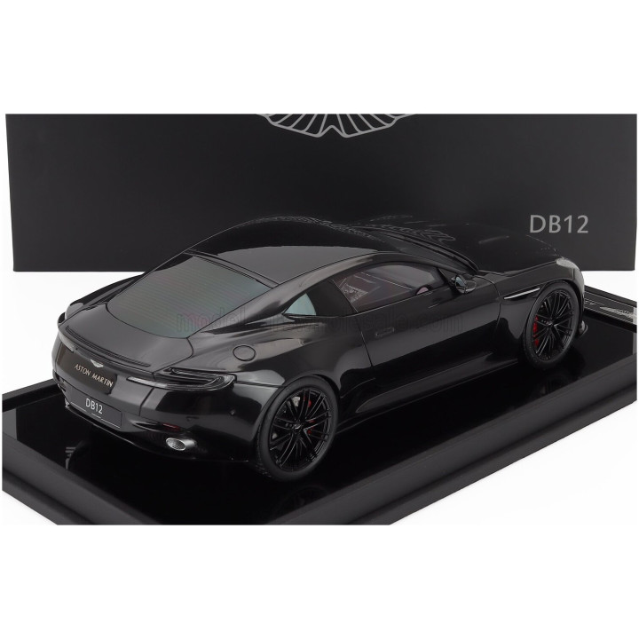 MOTORHELIX ASTON MARTIN DB12 4.0L V8 COUPE 2023 - BLACK 1/18