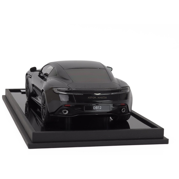 MOTORHELIX ASTON MARTIN DB12 4.0L V8 COUPE 2023 - BLACK 1/18