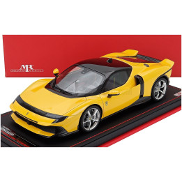 MR MODELS FERRARI 849 TESTAROSSA 2025 - CON VETRINA - WITH SHOWCASE - GIALLO MODENA - YELLOW 1/18