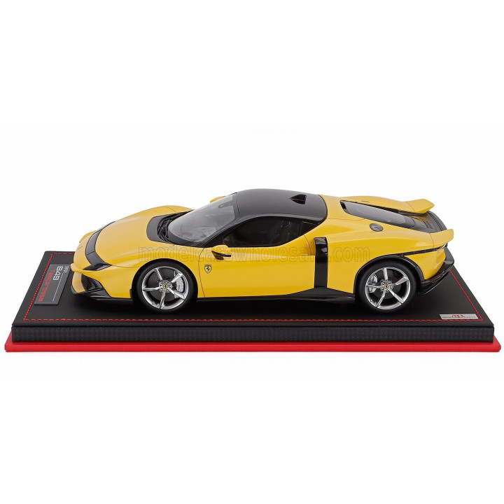 MR MODELS FERRARI 849 TESTAROSSA 2025 - CON VETRINA - WITH SHOWCASE - GIALLO MODENA - YELLOW 1/18