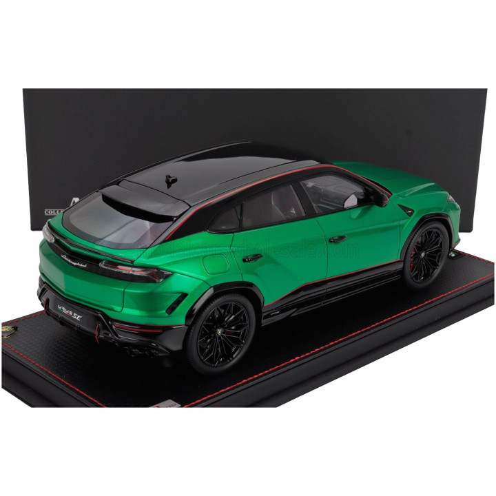 MR MODELS LAMBORGHINI URUS SE TETTONERO CAPSULE 2026 - CON VETRINA - WITH SHOWCASE - VERDE MERCURIUS - GREEN 1/18