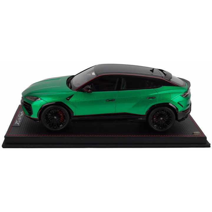 MR MODELS LAMBORGHINI URUS SE TETTONERO CAPSULE 2026 - CON VETRINA - WITH SHOWCASE - VERDE MERCURIUS - GREEN 1/18
