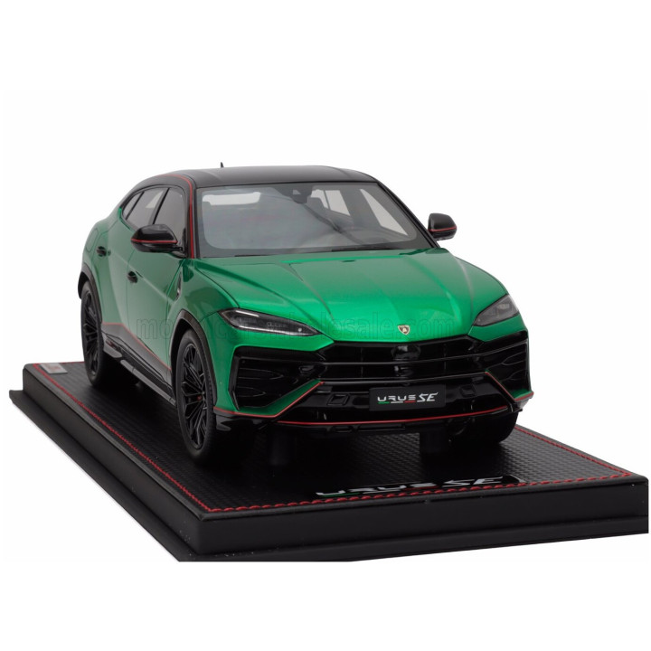 MR MODELS LAMBORGHINI URUS SE TETTONERO CAPSULE 2026 - CON VETRINA - WITH SHOWCASE - VERDE MERCURIUS - GREEN 1/18