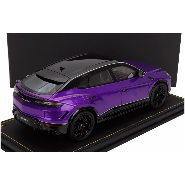 MR MODELS LAMBORGHINI URUS SE TETTONERO CAPSULE 2026 - CON VETRINA - WITH SHOWCASE - VIOLA PASIFAE - VIOLET 1/18