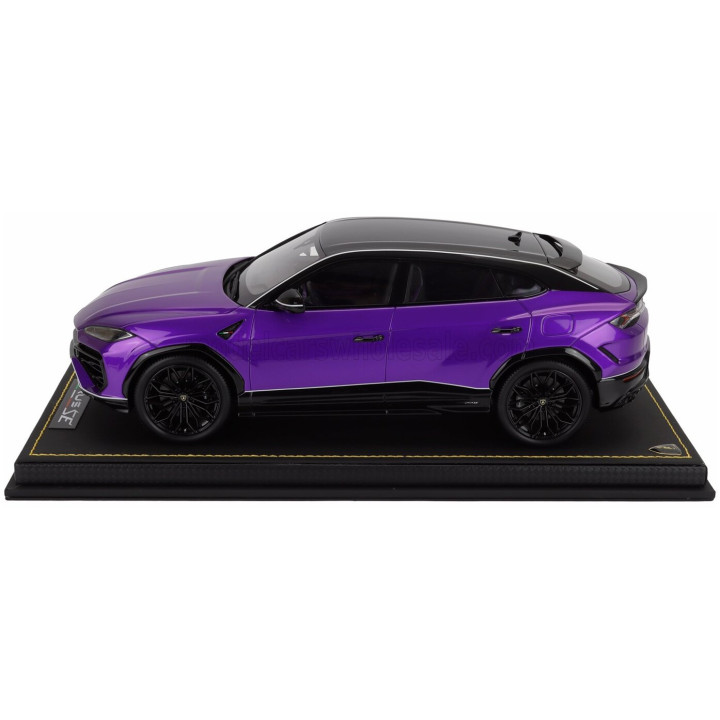 MR MODELS LAMBORGHINI URUS SE TETTONERO CAPSULE 2026 - CON VETRINA - WITH SHOWCASE - VIOLA PASIFAE - VIOLET 1/18