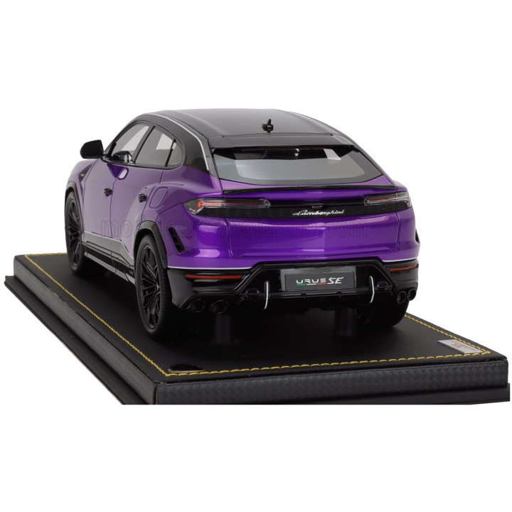 MR MODELS LAMBORGHINI URUS SE TETTONERO CAPSULE 2026 - CON VETRINA - WITH SHOWCASE - VIOLA PASIFAE - VIOLET 1/18
