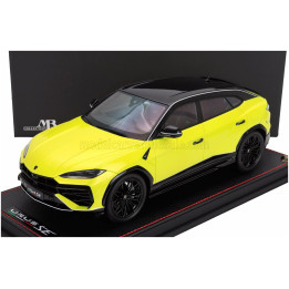 MR MODELS LAMBORGHINI URUS SE TETTONERO CAPSULE 2026 - CON VETRINA - WITH SHOWCASE - GIALLO TENERIFE - YELLOW 1/18