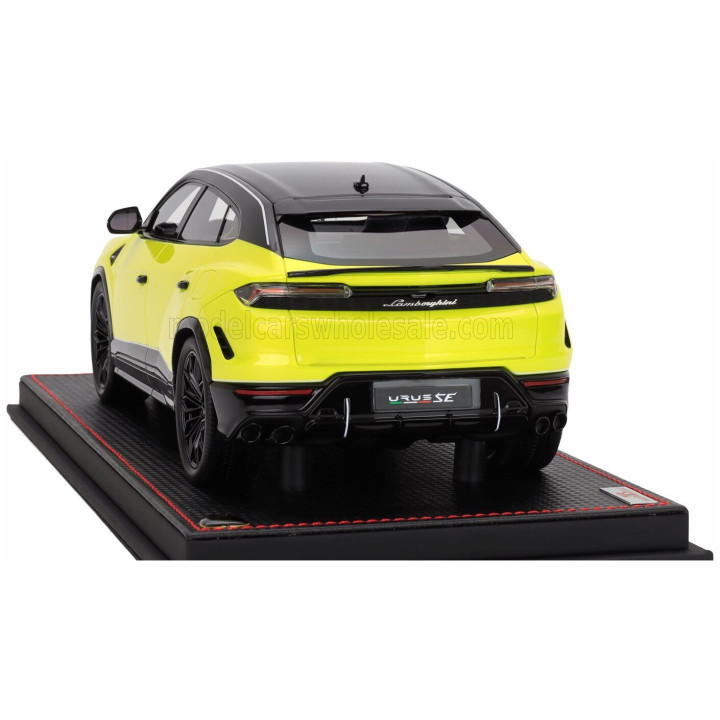 MR MODELS LAMBORGHINI URUS SE TETTONERO CAPSULE 2026 - CON VETRINA - WITH SHOWCASE - GIALLO TENERIFE - YELLOW 1/18
