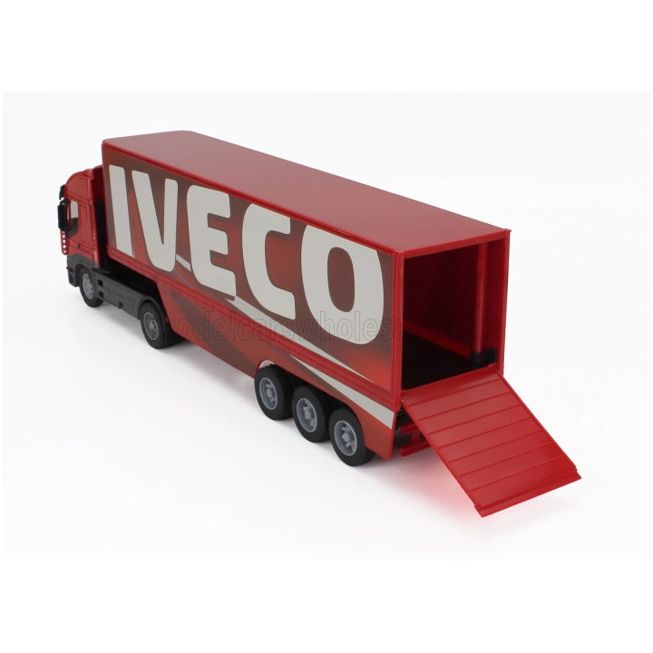 NEWRAY IVECO FIAT STRALIS 540 TRUCK CASSONATO 2009 - RED 1/32