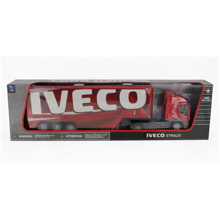NEWRAY IVECO FIAT STRALIS 540 TRUCK CASSONATO 2009 - RED 1/32