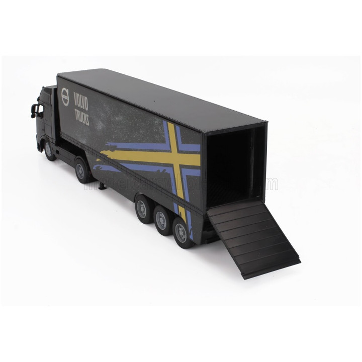 NEWRAY VOLVO FH16 TRUCK CASSONATO 2018 - BLACK 1/32