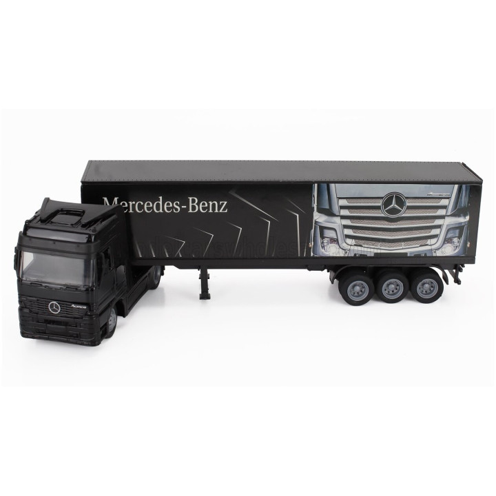NEWRAY MERCEDES BENZ ACTROS 1857 TRUCK CASSONATO 1998 - BLACK 1/43
