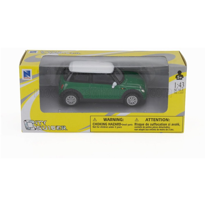 NEWRAY MINI COOPER 2000 - GREEN 1/43