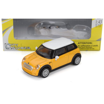 NEWRAY MINI COOPER 2000 - YELLOW 1/43