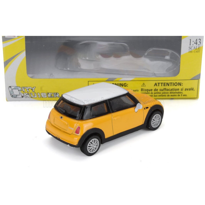 NEWRAY MINI COOPER 2000 - YELLOW 1/43