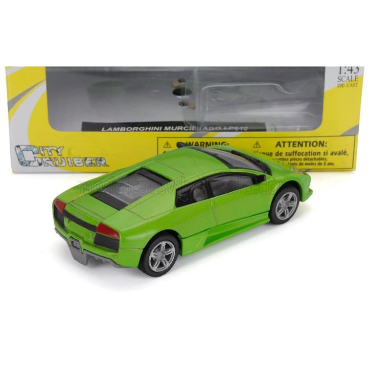 NEWRAY LAMBORGHINI MURCIELAGO 2001 - GREEN MET 1/43