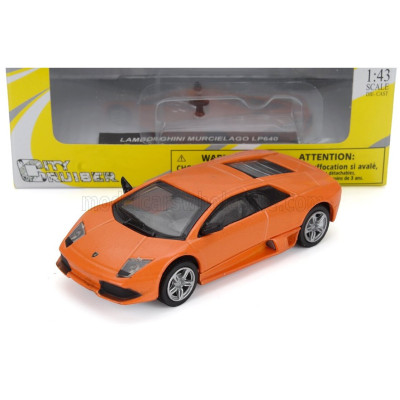 NEWRAY LAMBORGHINI MURCIELAGO 2001 - ORANGE MET 1/43